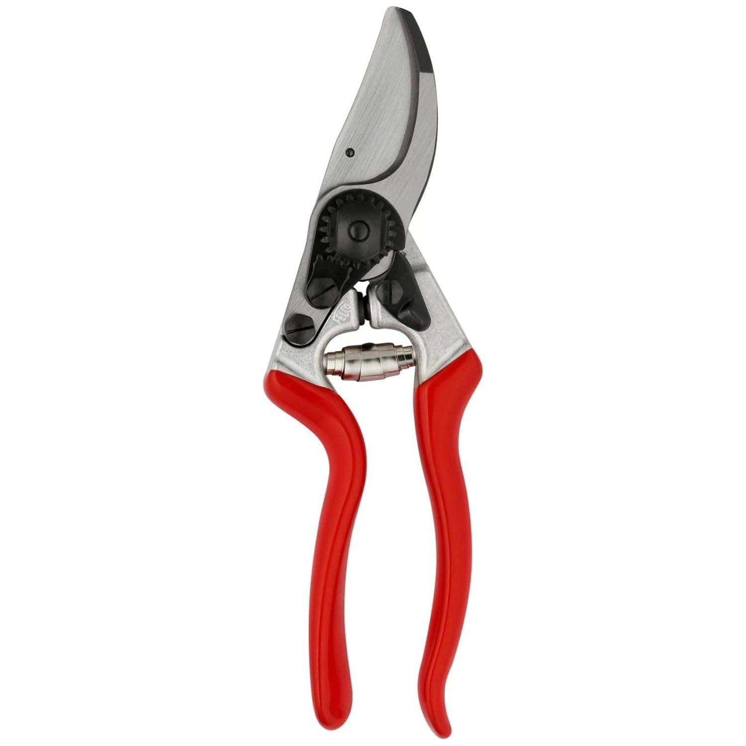 FELCO 8 Bypass Secateurs Right Handed Ergonomic 52 mm Hardened Steel Blade Forged Aluminium Handles Angled Head Shock Absorbers for Large Hand Clean Cut Up to 25 mm Professional Tool