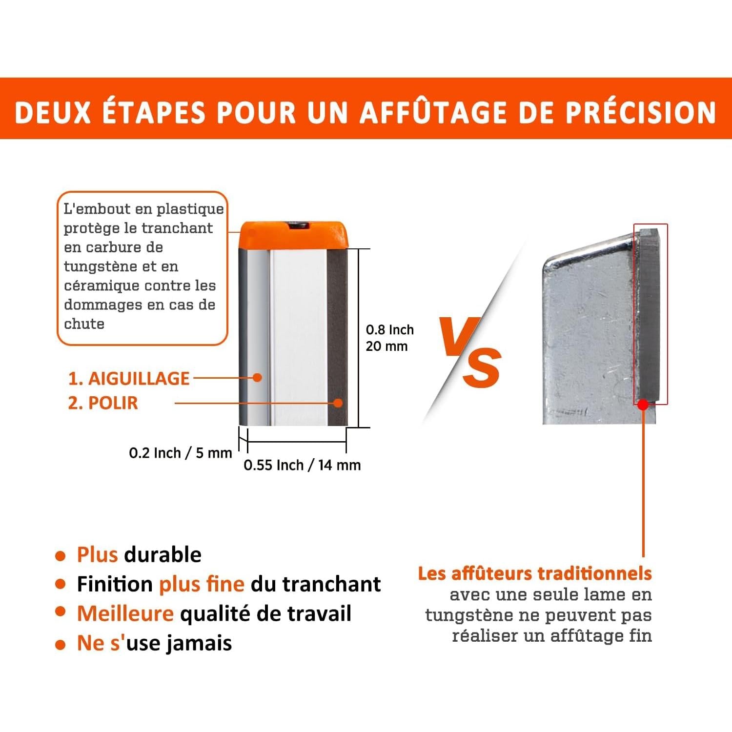 SHARPAL 129N Garden Tool Sharpener, Sharpener for Knives, Pruners, Axes, Machetes, Lawn Mower Blades (Quick Edge Adjustment/Burr Removal)