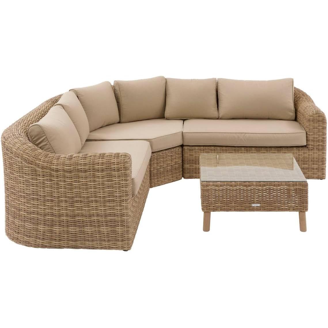 Hespéride - Garden Furniture Moorea 5 Seater Savana