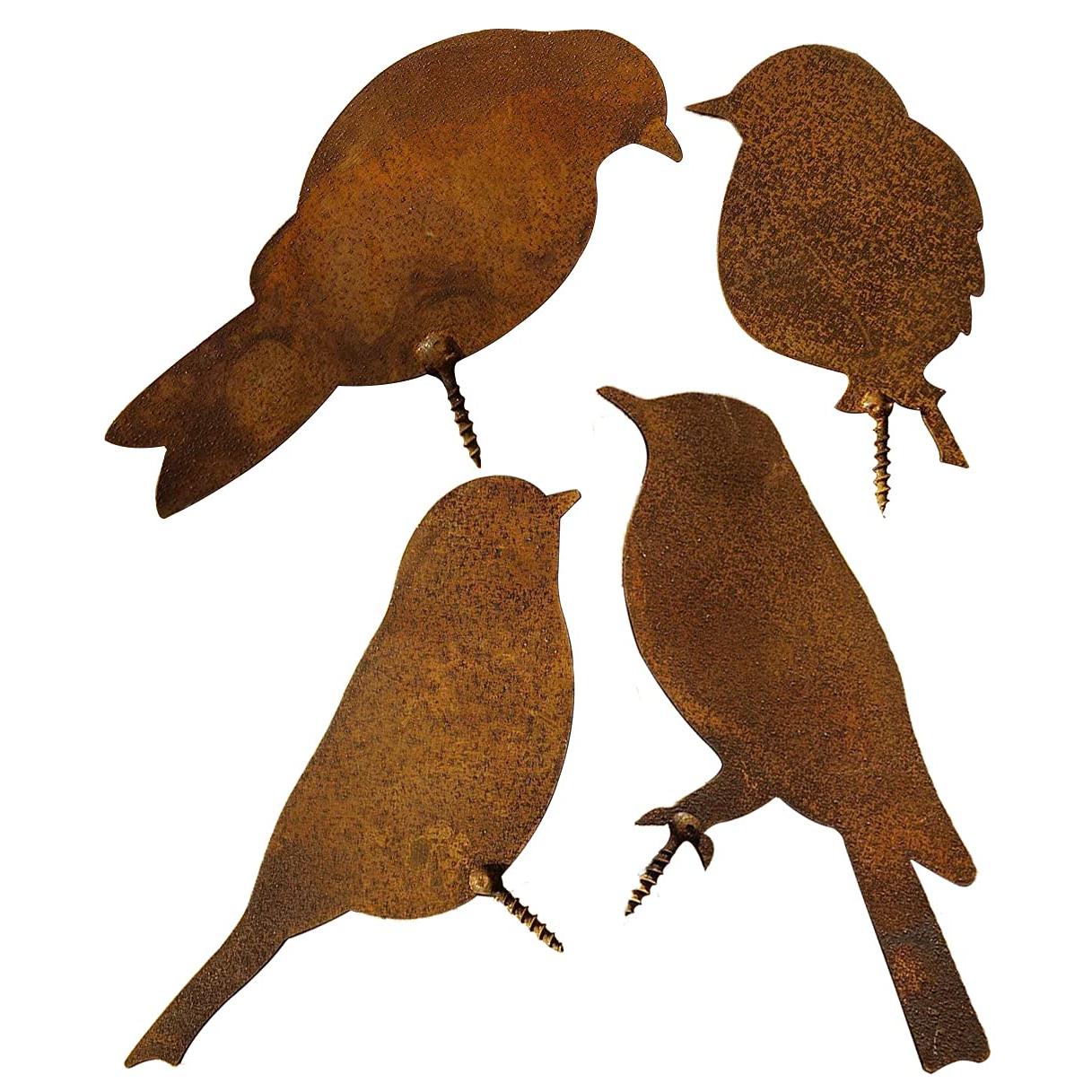 Squirrel for Tree - Metal Garden Decoration - 30 cm - Natural Rust Patina