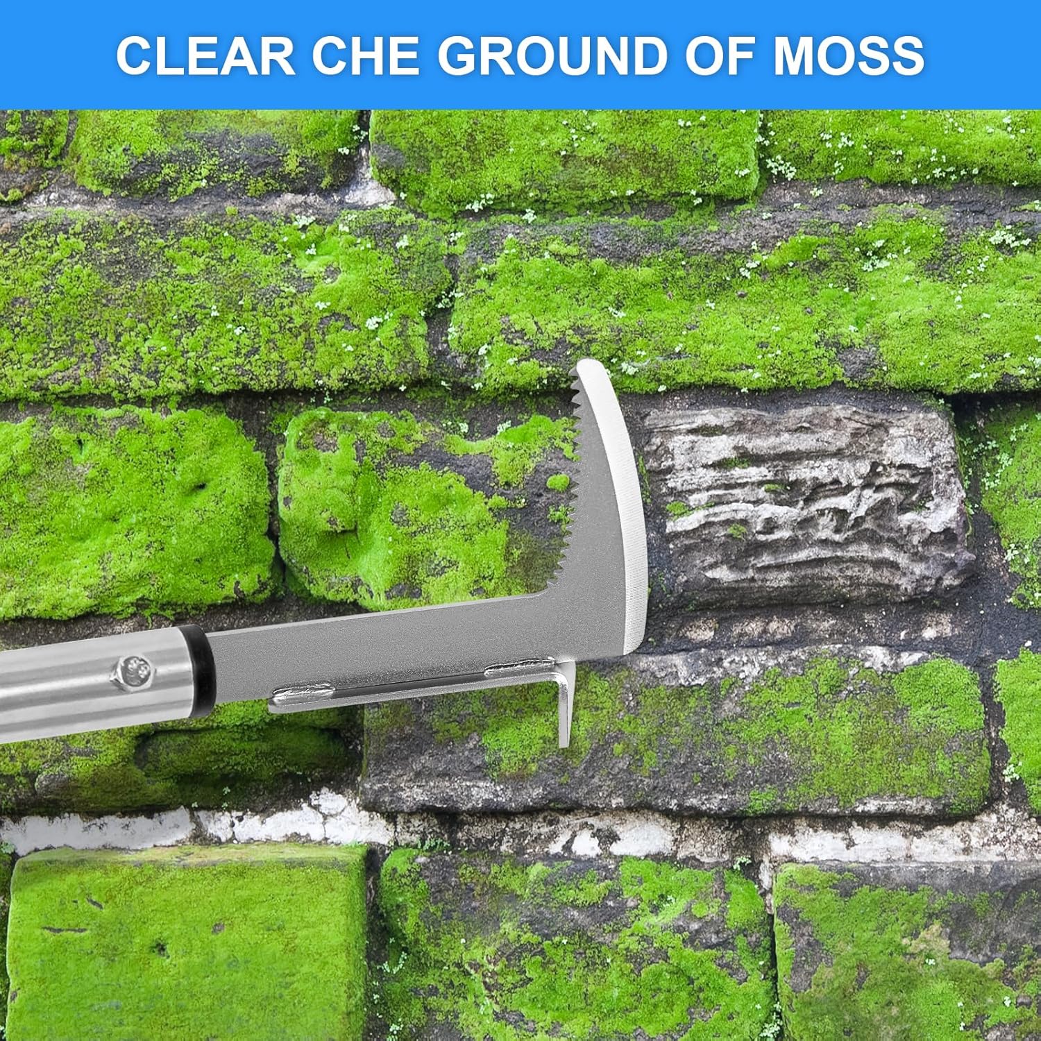 Manual Weeder Knife, Long Handled Weeder, 138-105-69 cm Adjustable, Garden Weeding Tool, Ergonomic Weeder